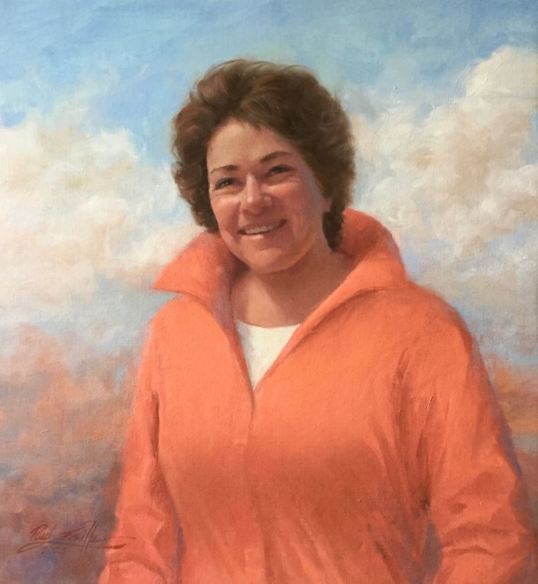 Painting of Diane Esser